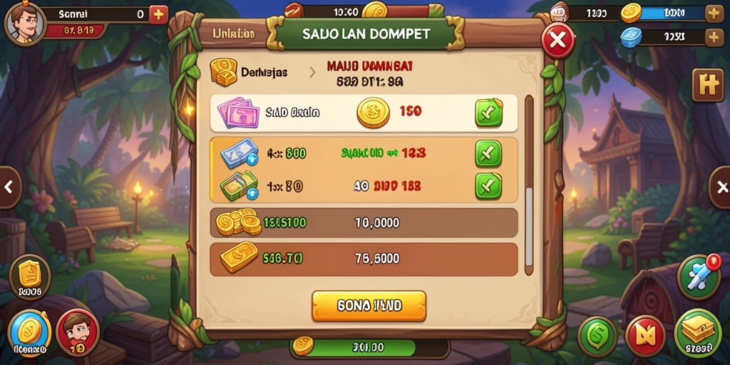 Tangkapan layar menunjukkan karakter kustomisasi yang unik.