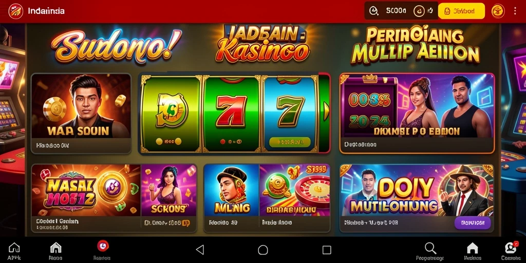 Tampilan awal game dengan karakter menarik.