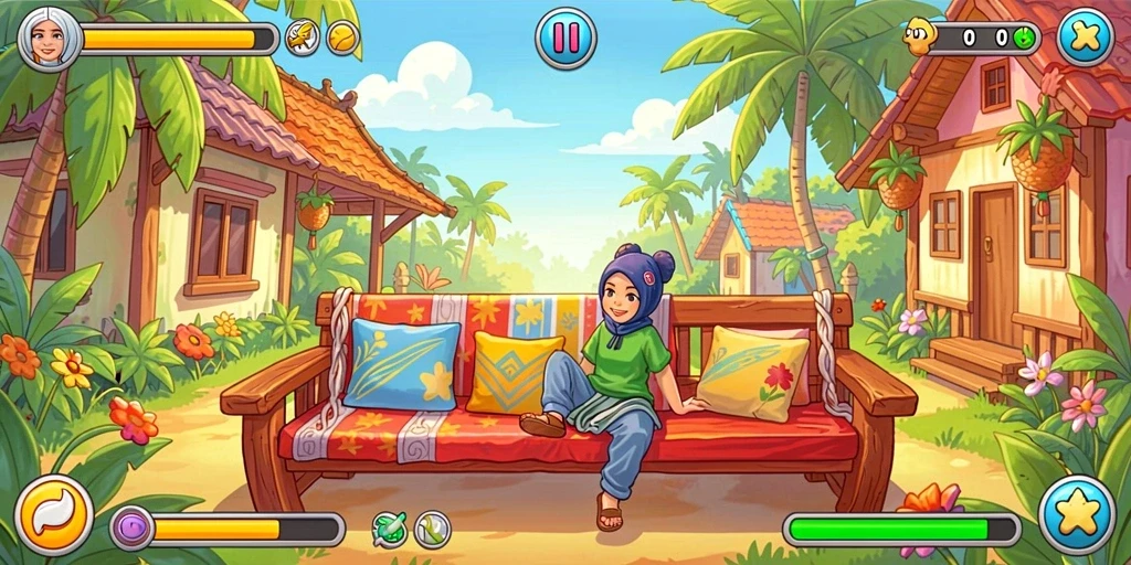 Tangkapan layar gameplay G668 yang menarik.
