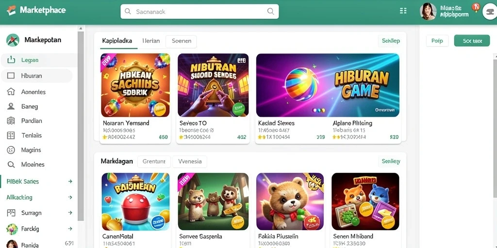 Screenshot menunjukkan tampilan antarmuka utama KAMARTOTO yang menarik.
