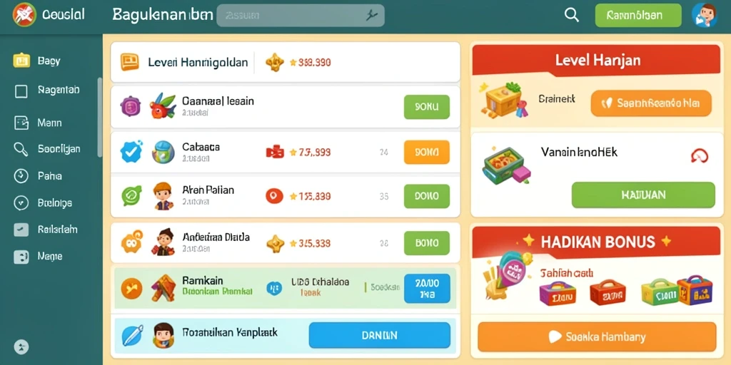 Tampilan antarmuka yang menarik dan mudah dipahami.