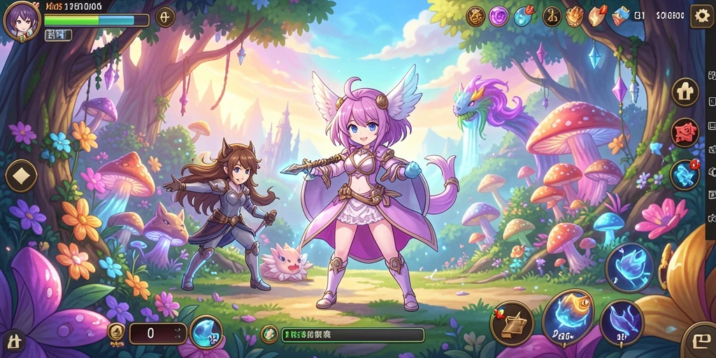 Screenshot menunjukkan antarmuka game yang menarik.
